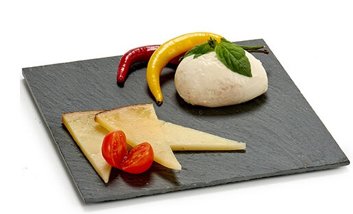 serveerplank 20 x 20 x 0,5 cm leisteen antraciet