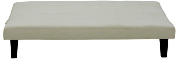 slaapbank 174 x 101 cm kunstleer wit