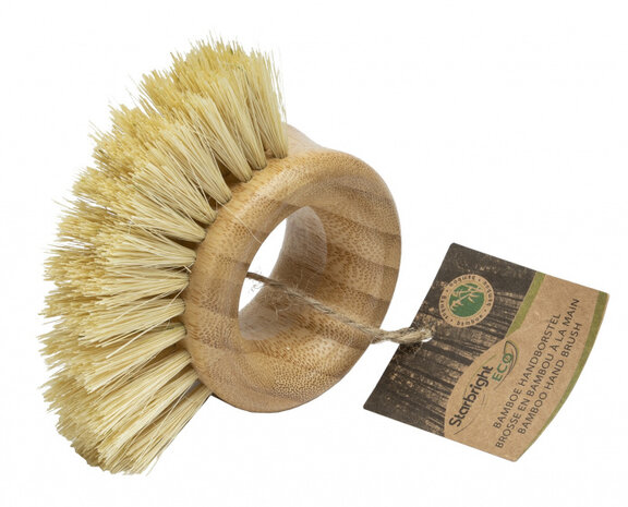handborstel 7 cm bamboe bruin