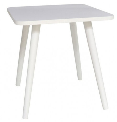bijzettafel Duero 40 x 40 x 42 cm MDF wit