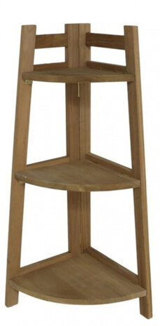 hoekkast Terra 28 x 40 x 76 cm hout bruin