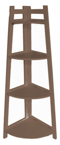 hoekkast Terra 34 x 46 x 110 cm hout bruin