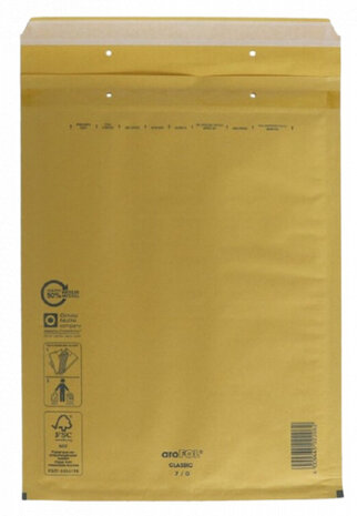 envelop 23 x 34 cm papier geel