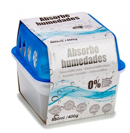 luchtontvochtiger 880 ml 13,5 cm transparant/blauw