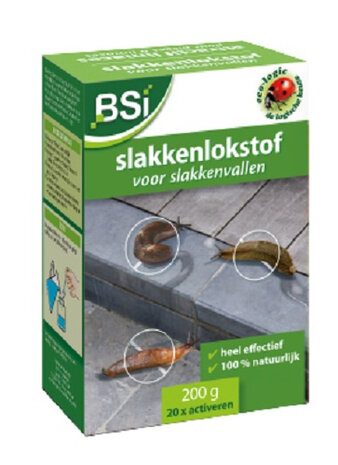 slakkenlokstof poeder 200 gram groen