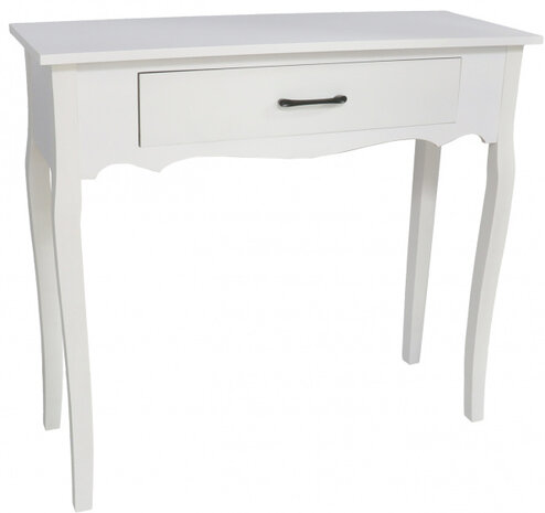 dressoir Luna 90 x 34 x 81 cm hout wit