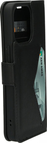 telefoonhoes Classic Wallet Apple iPhone 13 Pro zwart
