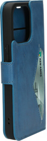 telefoonhoes Classic Wallet Apple iPhone 13 Pro blauw