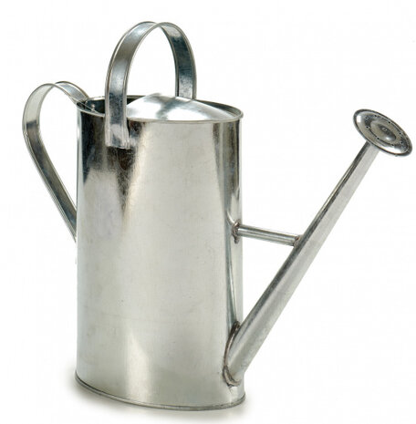 gieter 11 x 30 x 38 cm zink zilver