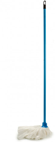 vloermop 10 x 149 katoen blauw 2-delig