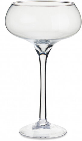 cocktailglas 20 x 30 cm glas transparant
