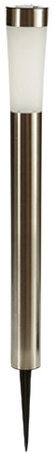 padverlichting led zonne-energie 7,5 x 90 cm RVS zilver