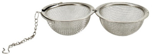 theezeef 4,5 cm staal zilver