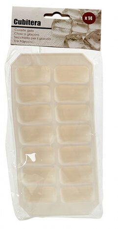 ijsblokjesvorm 11,5 x 3 x 22 cm wit