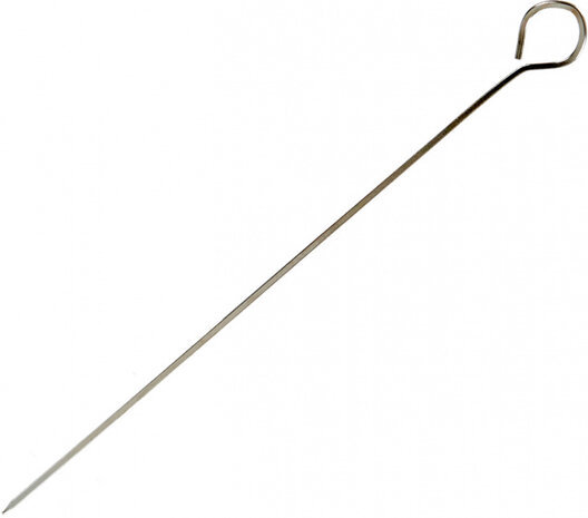 barbecuespiezen 25 cm staal zilver 6 stuks
