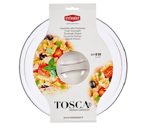 vershouddeksel Toscaans 29,5 cm transparant