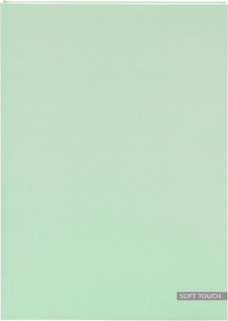 schrift Soft Touch Pastel gelinieerd A4 groen