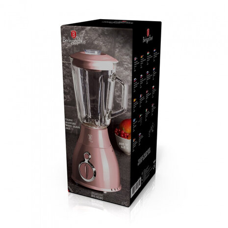 blender I-Rose 1,5 liter glas roze