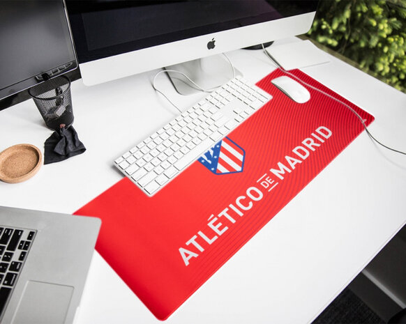 muismat Atletico De Madrid 80 x 35 cm textiel rood