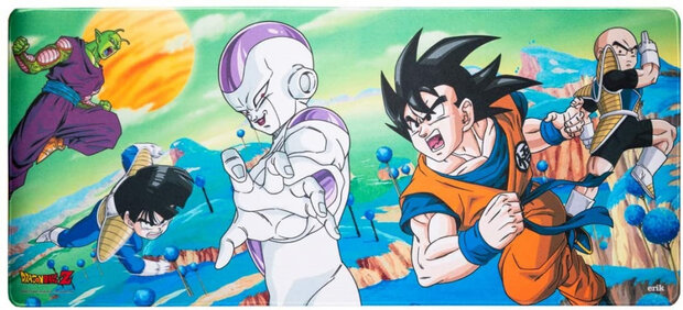 muismat Dragon Ball 80 x 35 cm textiel groen/blauw