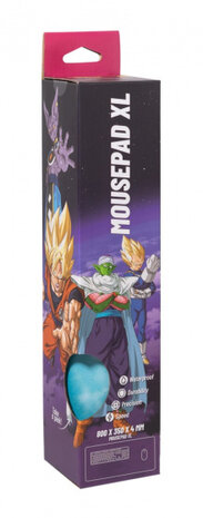 muismat Dragon Ball 80 x 35 cm textiel blauw/oranje