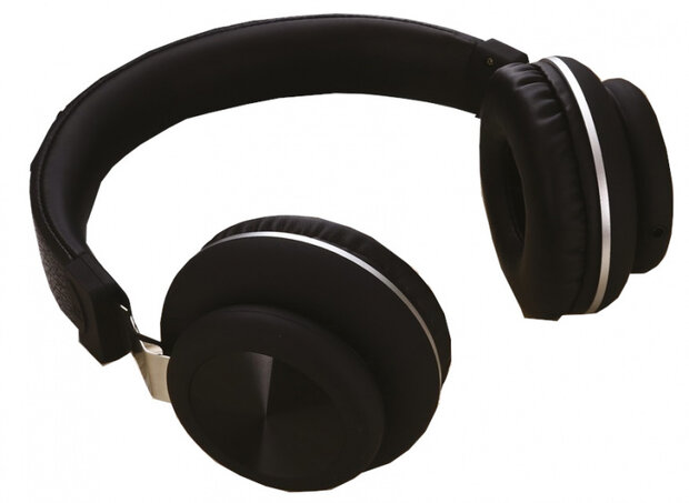 koptelefoon junior 19,6 x 14,6 cm ABS/rubber zwart