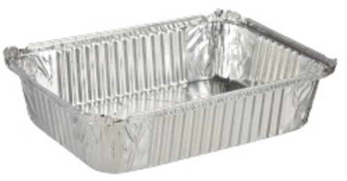 bereidingsbakjes 25 x 18 x 6 cm aluminium 3 stuks
