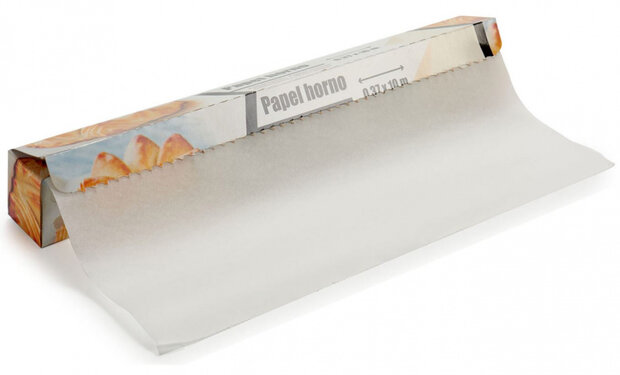 bakpapier 37 cm x 10 meter wit