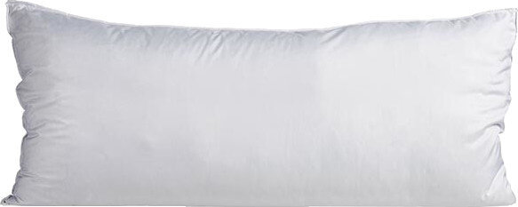 kussen 90 x 40 cm ecologisch katoen wit