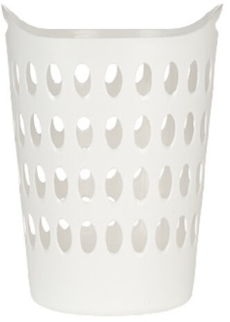 wasmand 50 liter 57 x 43 cm wit