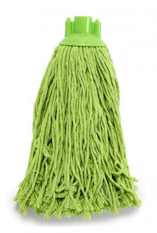 vloermop 8 x 28 cm microvezel groen