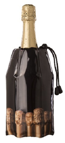 accessoireset champagne staal zwart 3-delig