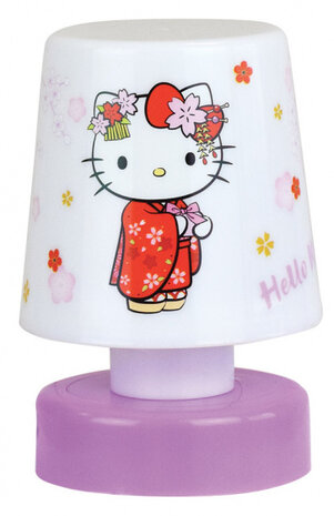 nachtlampje junior 7,5 x 11,5 cm wit/paars/rood