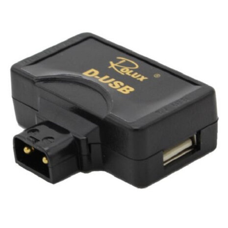 adapter D-USB 5,1 x 4,2 x 1,7 cm zwart