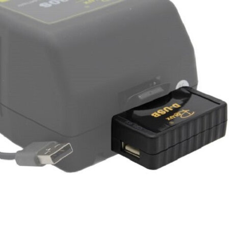 adapter D-USB 5,1 x 4,2 x 1,7 cm zwart