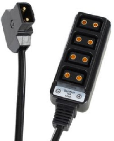oplaadkabel RL-FB1 4x D-Tap(v)/D-Tap(m) 160 cm zwart