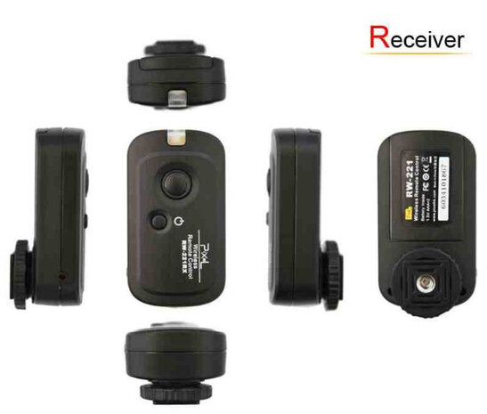 afstandsbediening RW-221/DC2 Nikon 9,7 cm zwart 4-delig