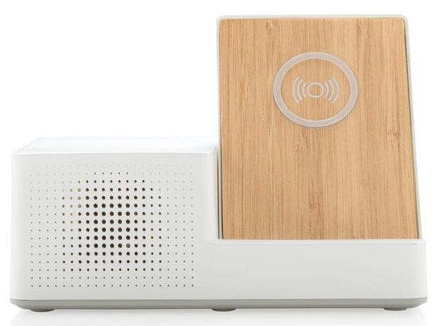 oplader/speaker Ontario 5W ABS wit/naturel