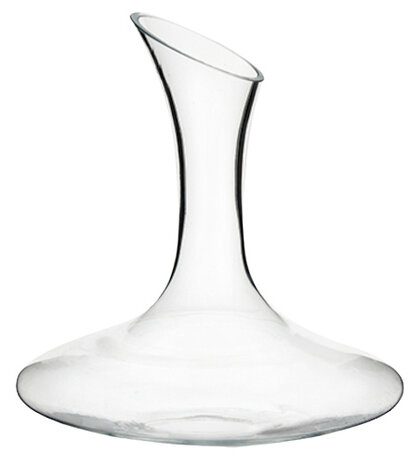 wijnkaraf 2 liter glas transparant