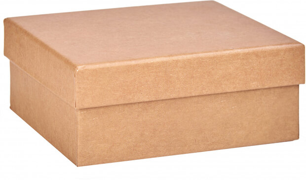 opbergdoos 12,5 x 8,5 x 5 cm karton naturel