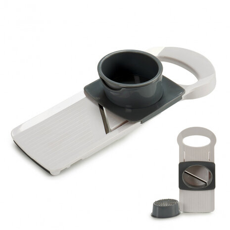 snijder 29 x 6 x 13 cm staal grijs/wit 2-delig