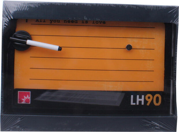 magneetbord LH90 18,8 x 18,8 cm oranje 6-delig