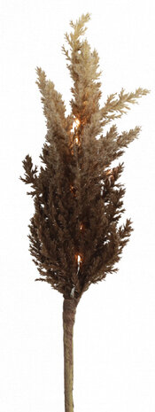 decoratietak Astilbe led 90 cm hout/veren bruin