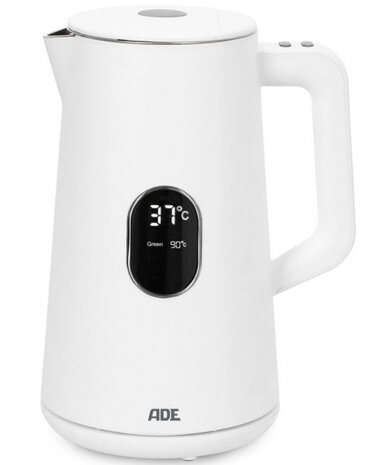 waterkoker 1,5 liter 1800W 20 x 15 x 27 cm ABS wit