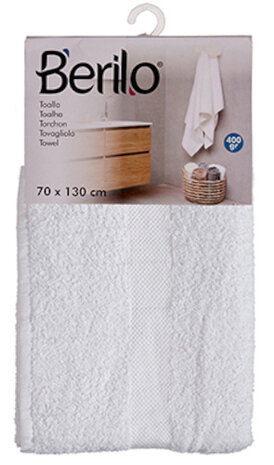 handdoek 70 x 130 cm katoen wit