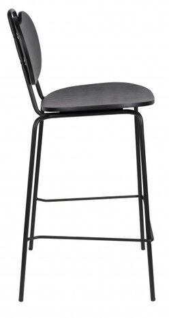 barkruk Aspen 95 x 51 cm polyester/nylon zwart