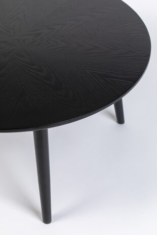 eettafel Fabio 100 cm hout zwart
