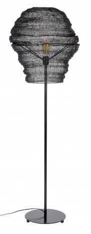vloerlamp Lena 154 cm E27 40W staal zwart