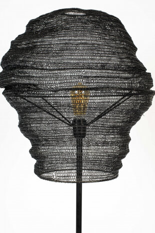 vloerlamp Lena 154 cm E27 40W staal zwart