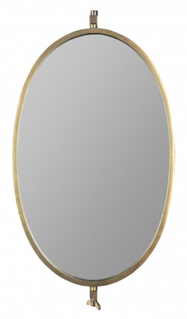 wandspiegel Lara 48 x 50,3 cm staal goud